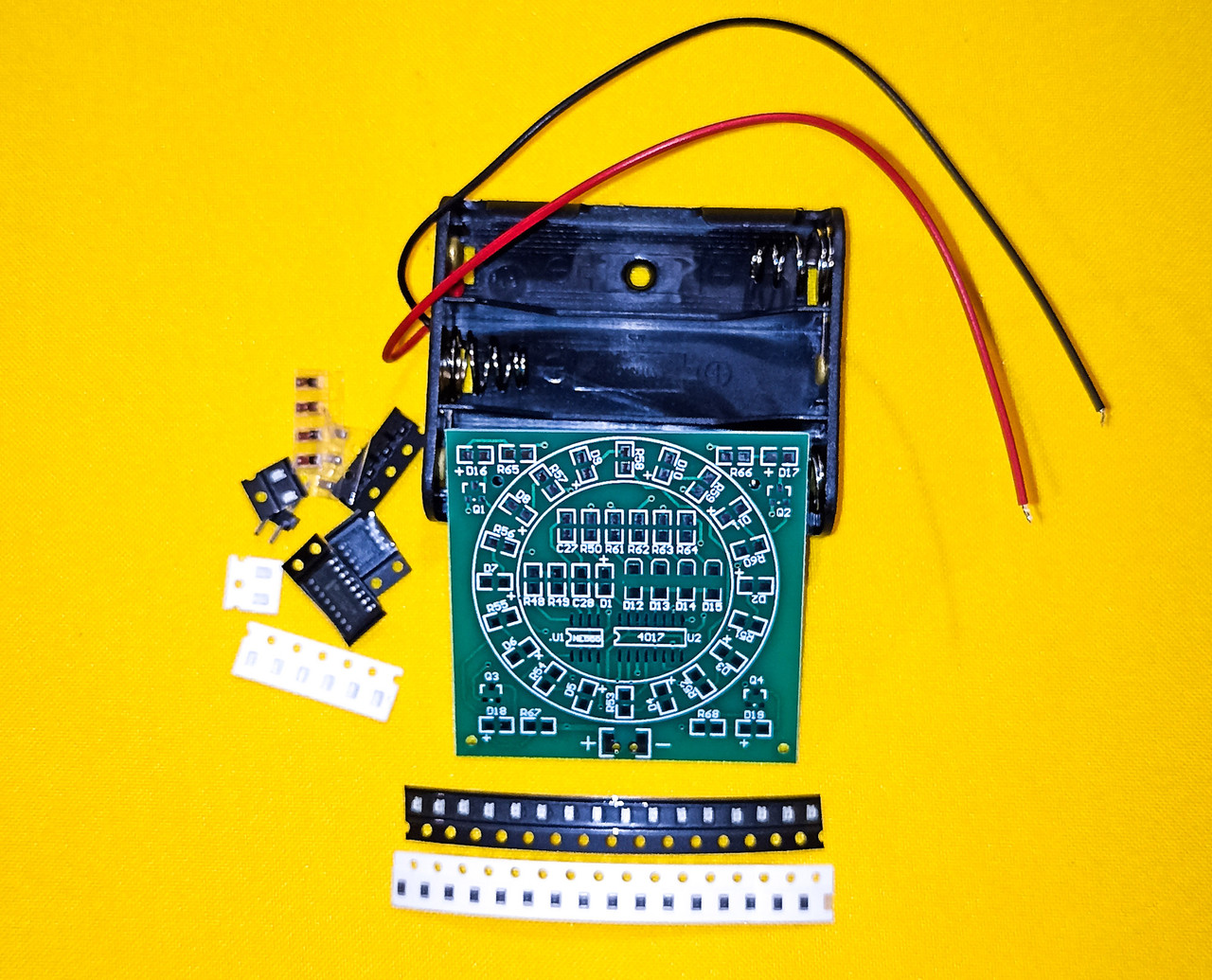 Мигаючі діоди, CD4017 + NE555 DIY (2), фото 1