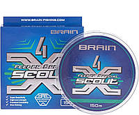 Шнур Brain Scout 4x 150м (camo) 0.163mm 9.8kg