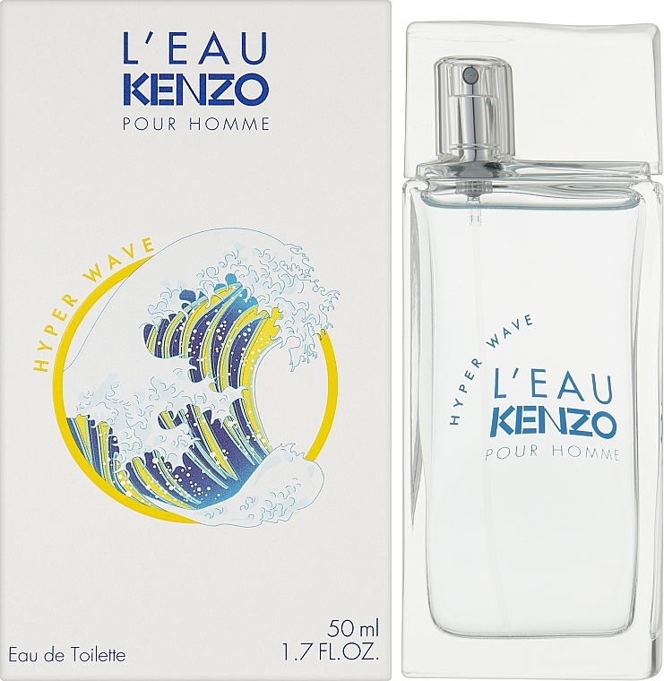 Туалетна вода Kenzo L'Eau Kenzo Pour Homme Hyper Wave для чоловіків — edt 50 ml