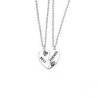 Парні кулони друзів Best Friends. Підвіски для найкращих друзів. Подвійні кулони на подарунок для двох, фото 10