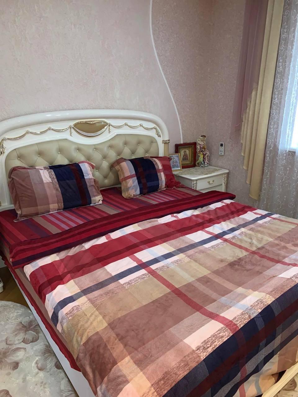 Велюрова постільна білизна євро