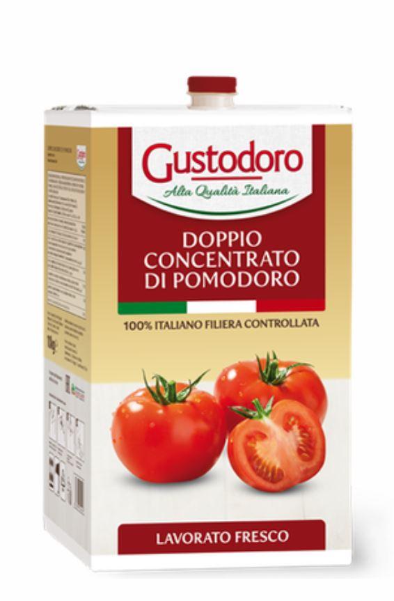 GUSTODORO Двойной концентрат томатной пасты 28-30% (Италия) - фото 1 - id-p2064981401