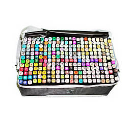 Великий набір 262 скетч-маркери для малювання спиртові двосторонні фломастери в сумці