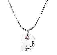 Потрійні кулони для найкращих друзів Best Friends Forever. Підвіски для друзів Подарунок найкращим подругам, фото 4