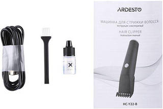 Машинка для стриження з акумулятором і від мережі 220 Ardesto HC-Y22-B, фото 6