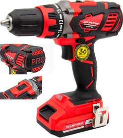 Шуруповерт акумуляторний Start Pro SCD5-18/2, 18 В, 2 А*год