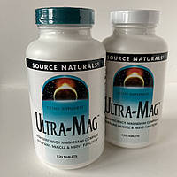 Source Naturals, Ultra-Mag, комплекс із магнієм, 120 таблеток