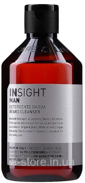 Очищувальний засіб для бороди Insight Man Beard Cleanser 100 мл, фото 1