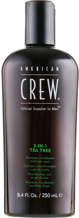 Засіб для догляду за волоссям та тілом - American Crew Tea Tree 3 в 1 250 мл