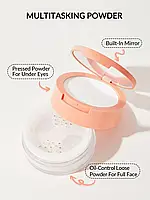 Пудра для обличчя та шкіри навколо очей 2 в 1 Sheglam Insta-Ready Face & Under Eye Setting Powder Duo