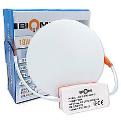 Світлодіодний світильник Biom 18W 5000К коло UNI-2-R18W-5 22815