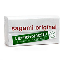 Поліуретанові презервативи Sagami Original 0.02 мм, 10 шт