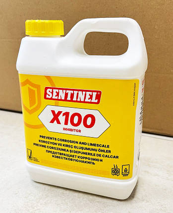 Sentinel X100 Inhibitor, інгібітор для системи опалення 1 л., фото 1