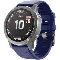 Ремінець для смарт-годинника Armorstandart Silicone 26 mm для Garmin Fenix 5x/6x Dark Blue (ARM60804)