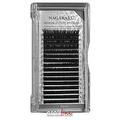 Вії для нарощування Nagaraku чорні 0,07 N mix