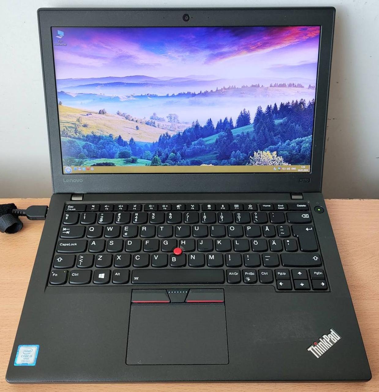 Ноутбук Lenovo ThinkPad X270 12.5 i5-7300U 7Gen/8Gb DDR4/SSD 256 Gb/Intel HD Graphics 620/WEB Camera