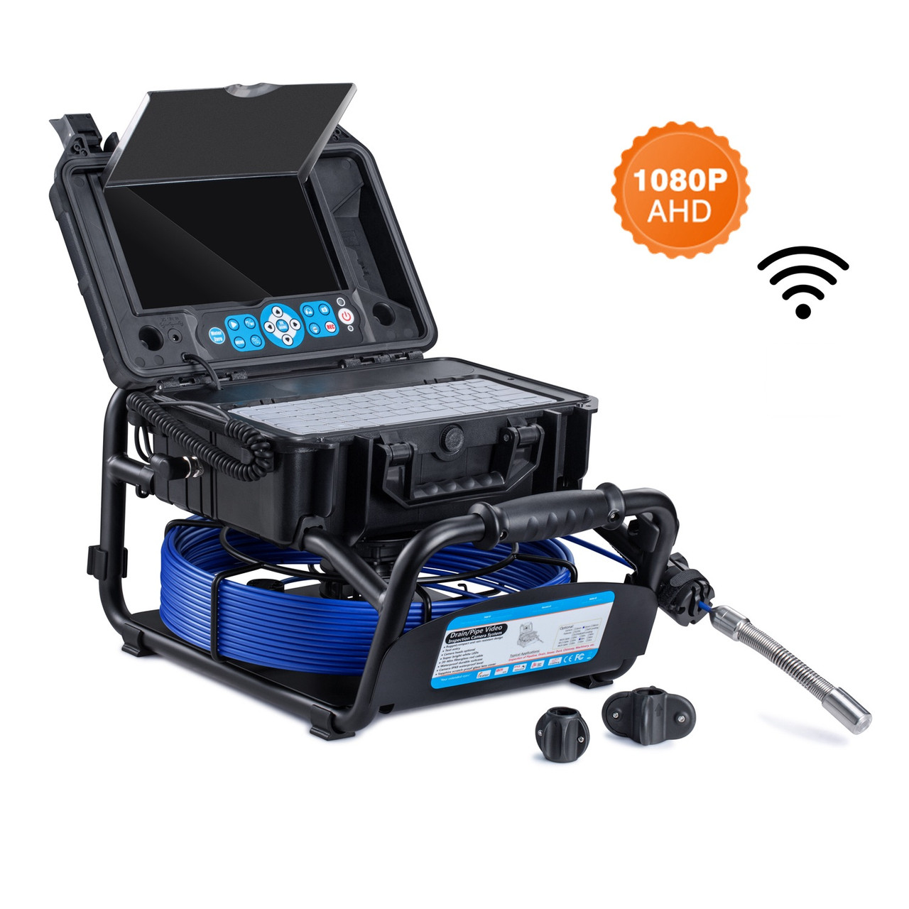 Бороскоп з радіотрекінгом (камера 23мм AHD з зондом 512 Гц, 40м кабель) TV-BTech 3499F2340R, фото 1