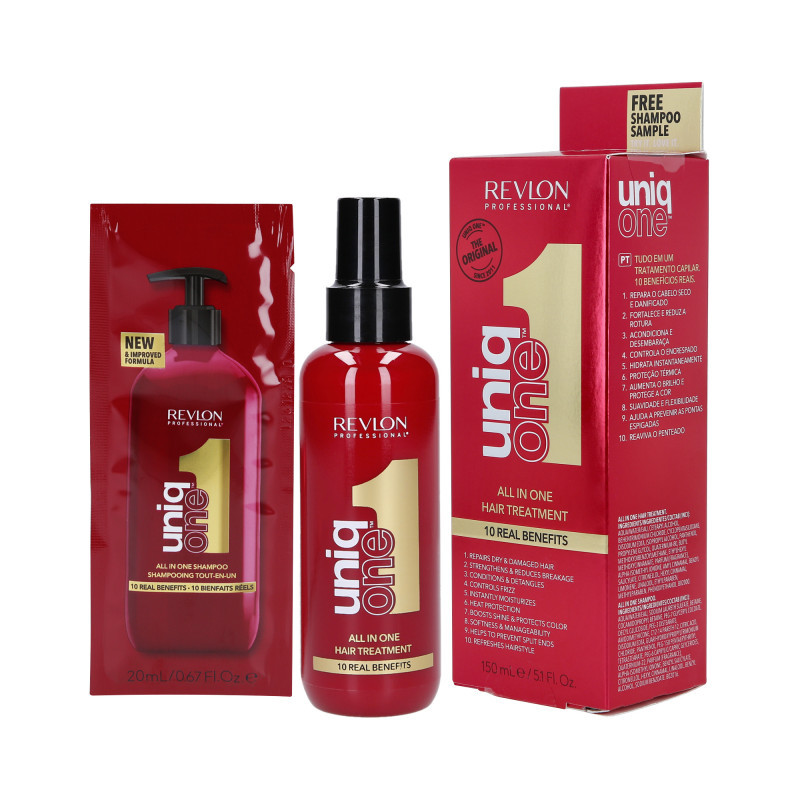 Маска-спрей для волосся Revlon Uniq One Original All In One Hair Treatment 150 мл + Шампунь 20 мл