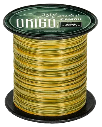 Карпова волосінь, волосінь для риболовлі, волосінь Carp Zoom Marshal Origo Carp Line 0.28 мм 1000 м/камуфляж, фото 3