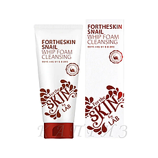 Пінка для вмивання з муцином равлика FORTHESKIN Snail Whip Foam Cleansing 180 мл