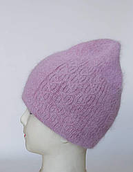 Жіноча ангорова шапка в кольорах