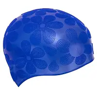Шапочка для плавания с объемными ушками CIMA PL-6156 Синяя