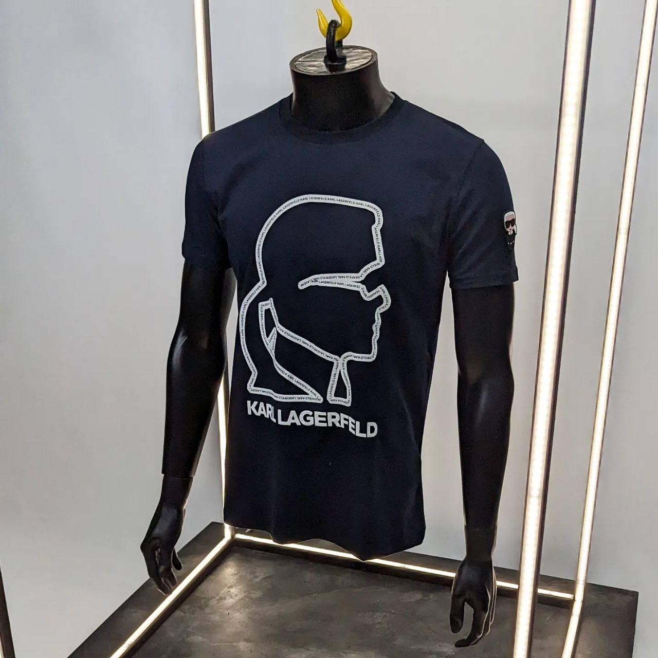 Чоловіча футболка Karl Lagerfeld CK7254 синя