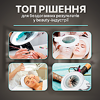 Настільна лампа-лупа безтіньова світлодіодна 9006 12W 2700-4000-6400K 120led (9006LED-120), фото 7