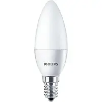 Лампа светодиодная LED B35 свеча 4,9 Ватт E14 4000K. PHILIPS .