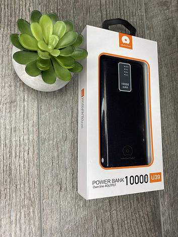 Power Bank WUW U39 10000mAh USB + Lightning + Type-C + Micro USB Повербанк, портативна батарея, фото 1