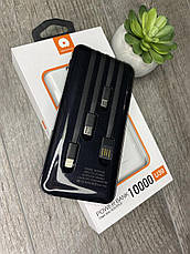 Power Bank WUW U39 10000mAh USB + Lightning + Type-C + Micro USB Повербанк, портативна батарея, фото 4