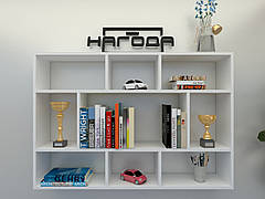 Універсальна Полиця для книг з ДСП ПК-47, колір Білий