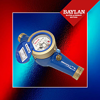 Счетчик воды (класс С, R=160) Baylan (IP68) TY-3 Dn25 (ХВ) "Мокроход"