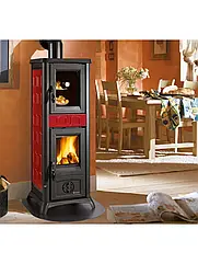 Чавунна піч La Nordica GEMMA FORNO (Elegance Bordeaux)