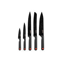 Набір ножів Ardesto Black Mars 5 шт Black (AR2105BR)