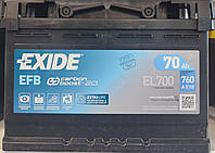 Аккумулятор EXIDE EFB Start-stop 6СТ-70-АЗ (0) правый плюс