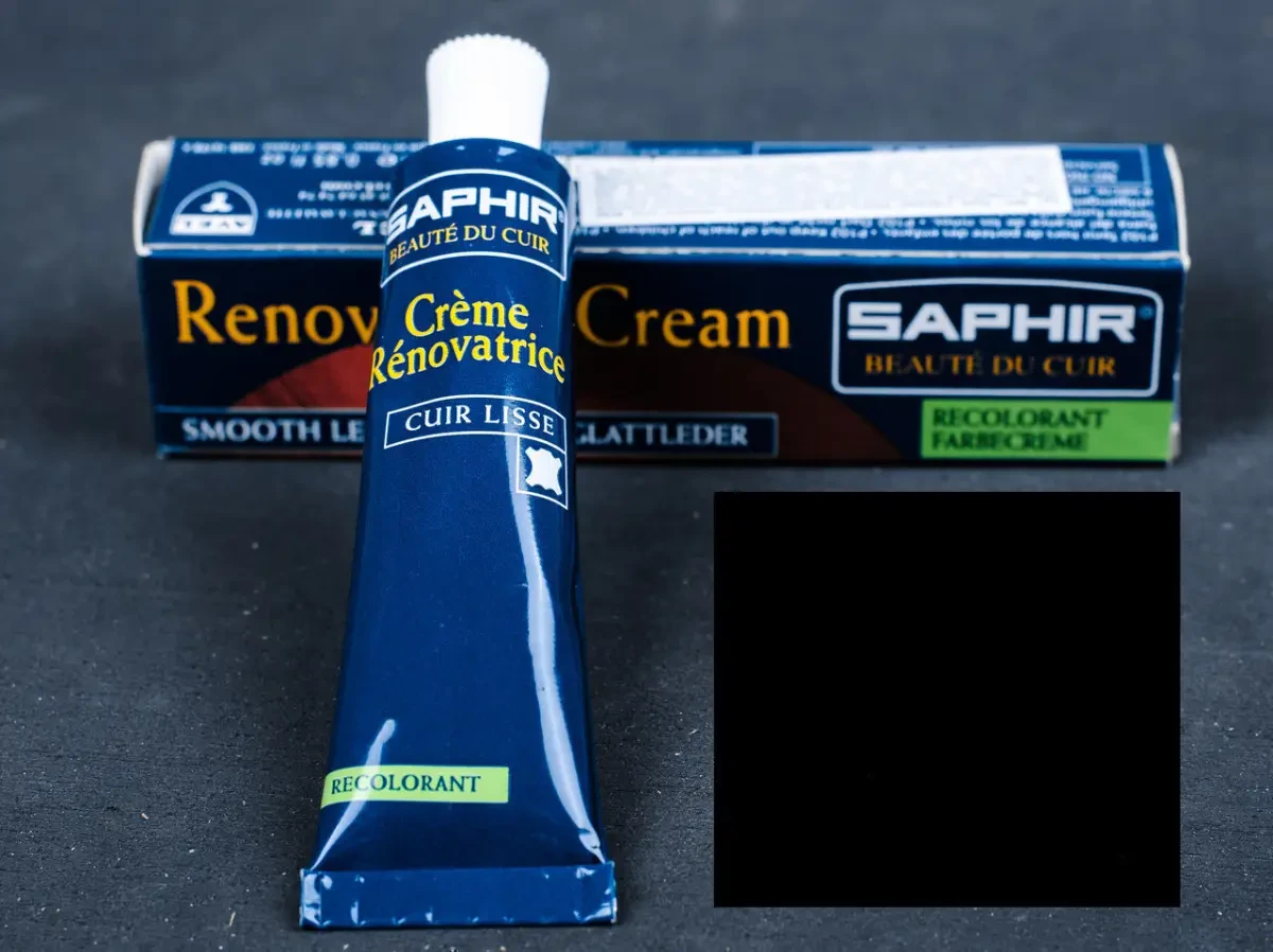 Рідка Шкіра Saphir Creme Renovatrice цв. чорний 25 мл, фото 1