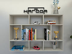 Універсальна Полиця для книг з ДСП ПК-47, колір Дуб Шамоні