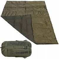 Одеяло антибактериальное 193х163 см с компрессионным мешком Snugpak (Jungle Blanket) Олива