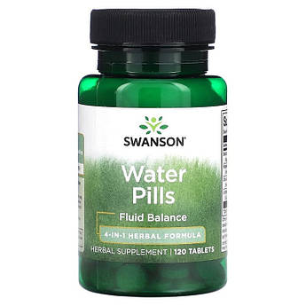 Баланс рідини Swanson Water Pills 120 таблеток
