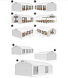 Комерційні намети 4х10м Сад DAS 560 SF, фото 7