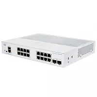 Свитч Cisco CBS350-16T-2G-EU Managed 16-port GE 2x1G SFP