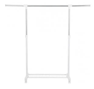 Стійка для одягу одинарна з полицею