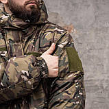 Куртка-бушлат Grifon Green ПМК-322 на хутрі Мультикам плащівка, фото 7