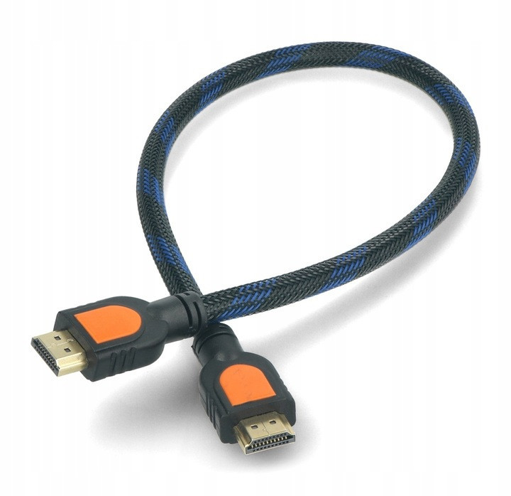 HDMI кабель в оплетке 30см 1.4v 2К FULL HD 1080P