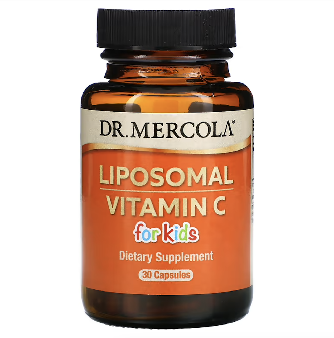 Dr. Mercola, ліпосомальний вітамін С для дітей, 30 капсул