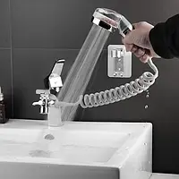 Душевая система на умывальник External Shower с турманиловой насадкой для душа