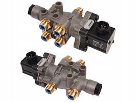 Wabco 4630840410 Клапан управления подъемной осью c фитингами: KRONE, KÄSSBOHRER, KÖGEL, Schmitz