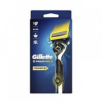 Мужской станок для бритья Gillette ProShield Power (1), станок на батарейке Прошилд Пауер,станок джиллет павер