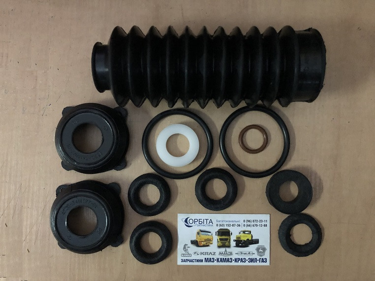 4320-3405010 Ремкомплект циліндра ГУР УРАЛ 375, УРАЛ 4320 (8 наймен.), фото 1